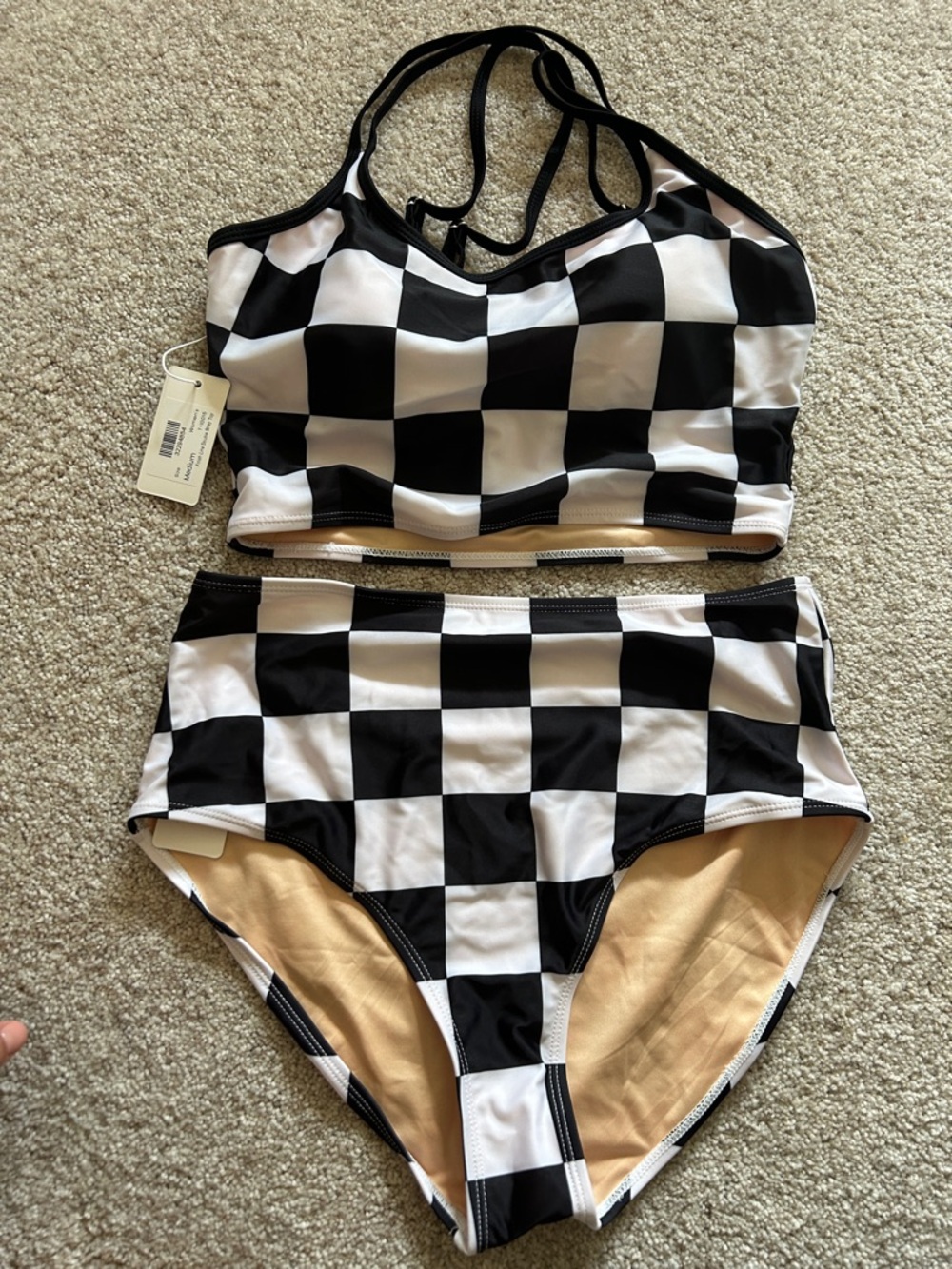 Livy & Kate Finish Line Bikini Set Medium 🏁